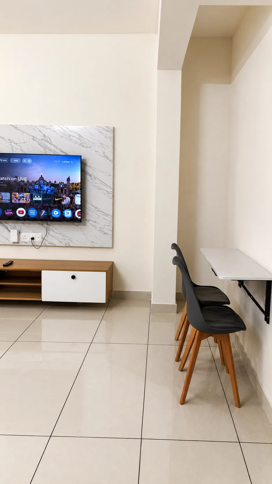 306 - 2 BHK Astha Siddhi Cascade - Living Room